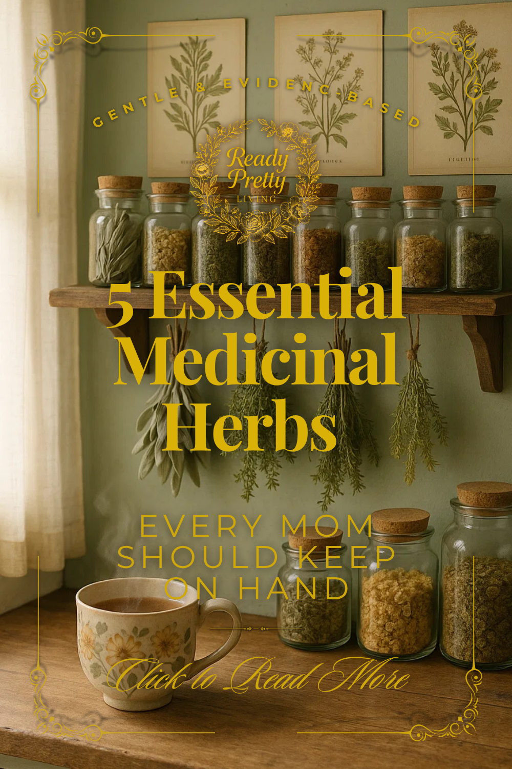 The 5 Medicinal Herbs I Always Keep On Hand