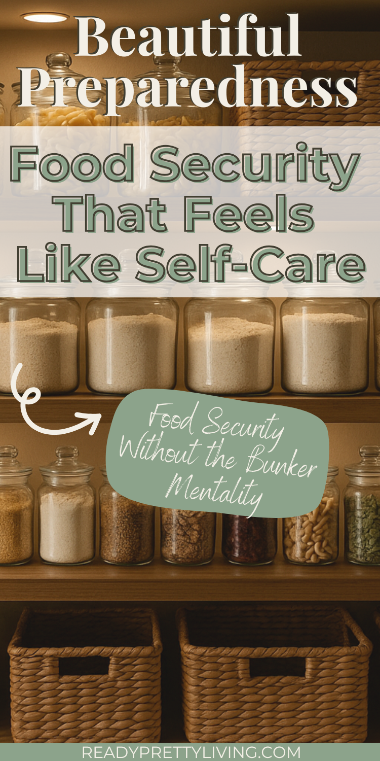 Beautiful Preparedness
Food Security That Feels Like Self-Care